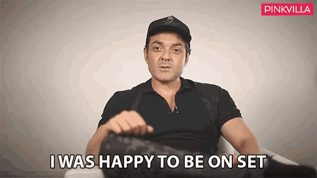 I Was Happy To Be On Set Bobby Deol GIF - I Was Happy To Be On Set Bobby Deol Pinkvilla GIFs
