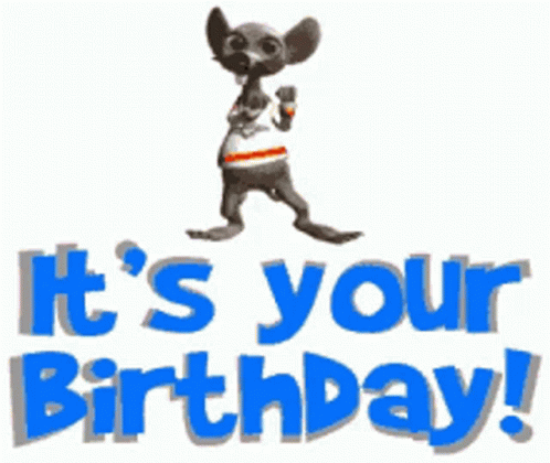 Its Your Birthday Mouse GIF - Its Your Birthday Mouse Moves GIFs