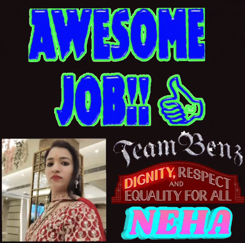 a poster that says awesome job and dignity respect and equality for all