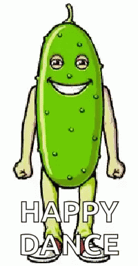 Woohoo Pickle GIF - Woohoo Pickle Happy Dance GIFs