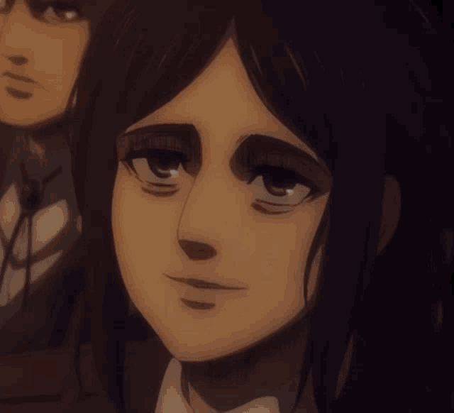 a close up of a woman 's face with the words ara ara written below it