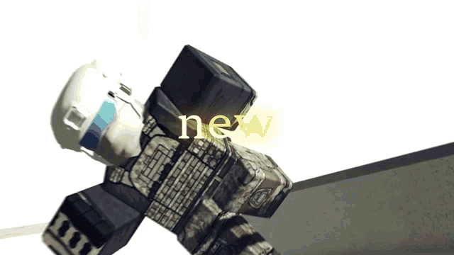 a blurred image with the word new written in green