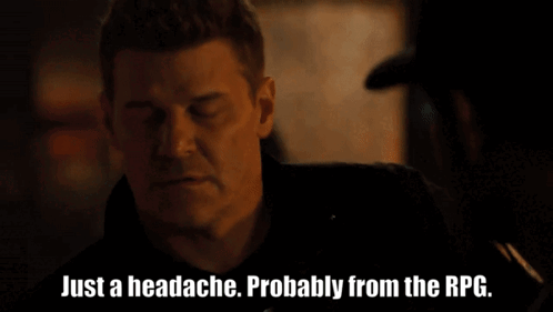 Just A Headache Probably From The Rpg GIF - Just A Headache Probably From The Rpg Seal Team GIFs