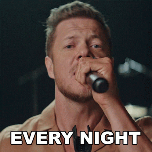Every Night Dan Reynolds GIF - Every Night Dan Reynolds Imagine Dragons GIFs