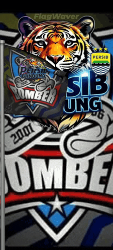 a poster with a tiger on it that says ' sib ung '