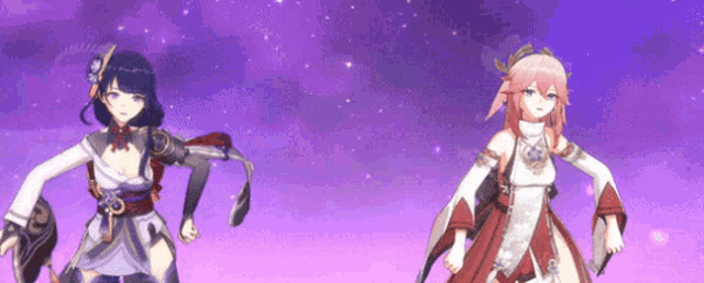 Baal And Miko GIF - Baal And Miko GIFs