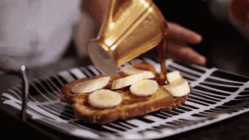 Banana French Toast GIF - Banana Frenchtoast Breakfast GIFs