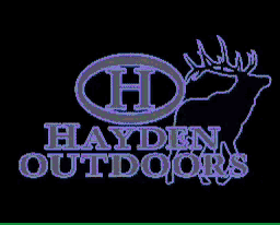 hayden outdoors logo with a deer on it