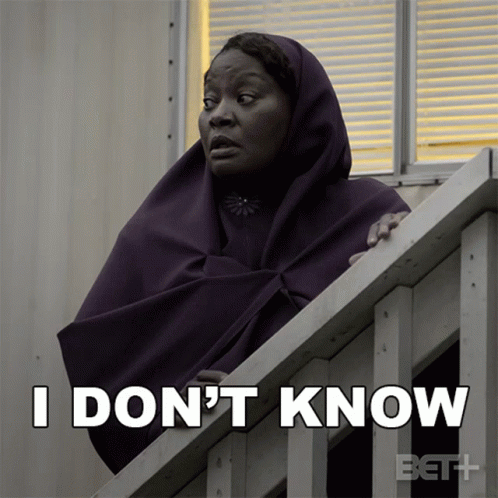 I Dont Know Agnes GIF - I Dont Know Agnes Ruthless GIFs
