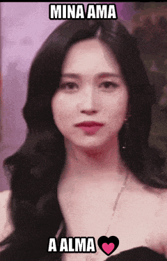 a picture of a woman with mina ama a alma written on the bottom