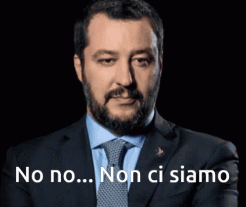 Salvini No GIF - Salvini No Nope GIFs