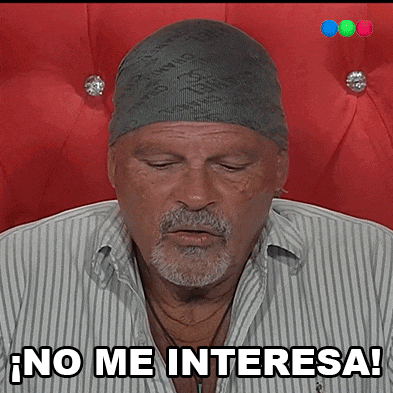 a man with a beard wearing a bandana and a shirt that says no me interesa