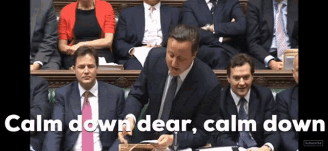Calm Down David Cameron GIF - Calm Down David Cameron Talking GIFs