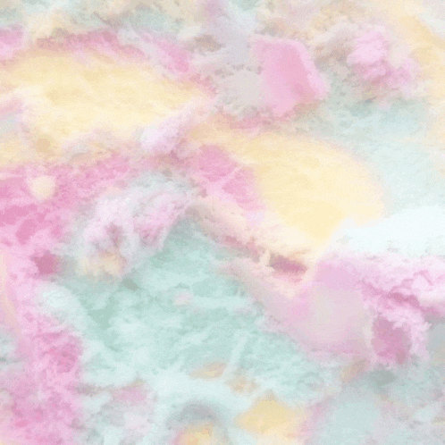 a close up of a colorful cotton candy texture