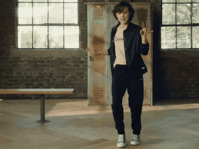 Celebration Dance - Millie Bobby Brown X Converse Gif GIF - Milly Bobby Brown First Day Feels Converse GIFs
