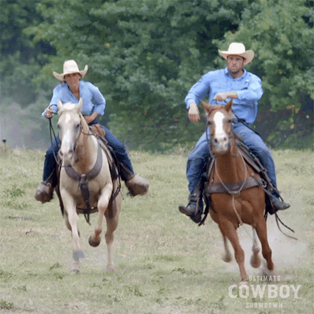 Racing Ultimate Cowboy Showdown GIF - Racing Ultimate Cowboy Showdown Cowboy Challenges GIFs