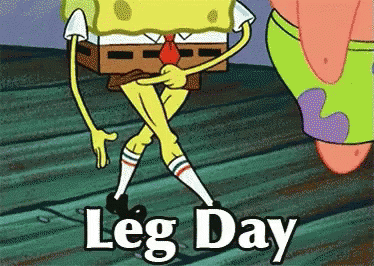 Leg Day Spongebob GIF - Leg Day Spongebob GIFs
