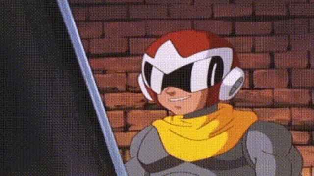 Proto Man Mega Man GIF - Proto Man Mega Man Smile GIFs