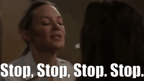 Station 19 Maya Bishop GIF - Station 19 Maya Bishop Stop Stop Stop Stop GIFs