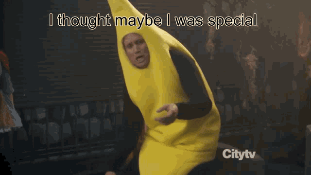 Community I Thought Maybe I Was Special GIF - Community I Thought Maybe I Was Special Banana Costume GIFs