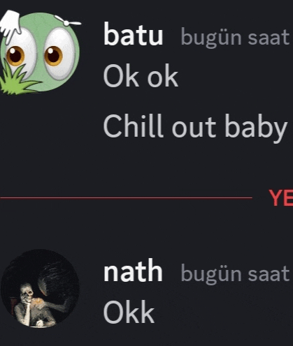 a screenshot of a conversation between batu and nathan