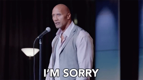 Im Sorry Ballers GIF - Im Sorry Ballers The Rock GIFs