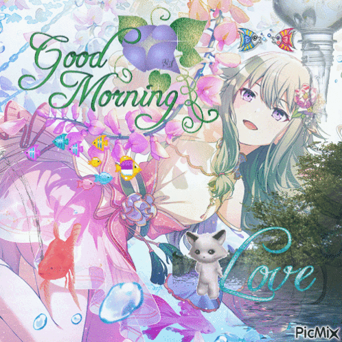 Good Morning Love GIF - Good Morning Love Nene Kusanagi GIFs