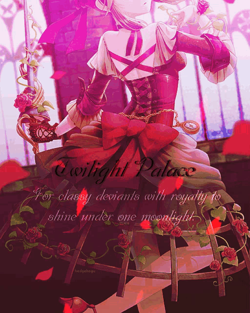 twilight palace for classy deviants with royalty to shine under one moonlight poster