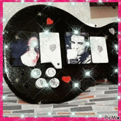 Elvis Presley Sparkle GIF - Elvis Presley Sparkle Heart GIFs