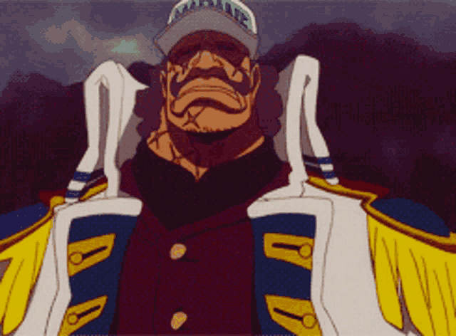 a man with a beard wearing a hat and a jacket with the letter a on it