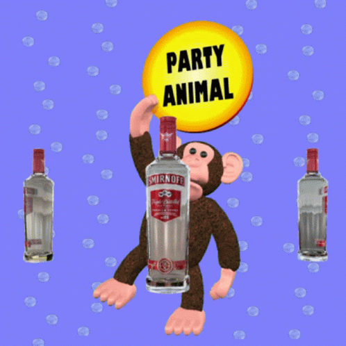 Party Animal Party Hard GIF - Party Animal Party Hard Lets Party GIFs
