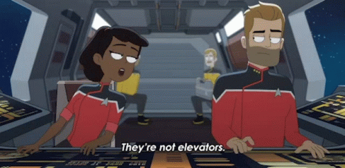 Theyre Not Elevators Theyre Orbital Lifts Commander Ransom GIF - Theyre Not Elevators Theyre Orbital Lifts Commander Ransom Captain Freeman GIFs
