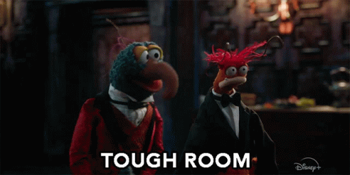 Tough Room The Great Gonzo GIF - Tough Room The Great Gonzo Pepe The King Prawn GIFs