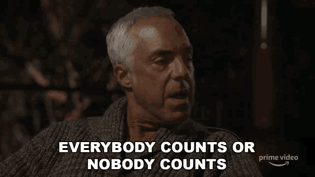 Everbody Counts Or Nobody Counts Harry Bosch GIF