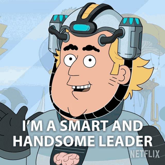 Im A Smart And Handsome Leader Fichael GIF - Im A Smart And Handsome Leader Fichael Farzar GIFs