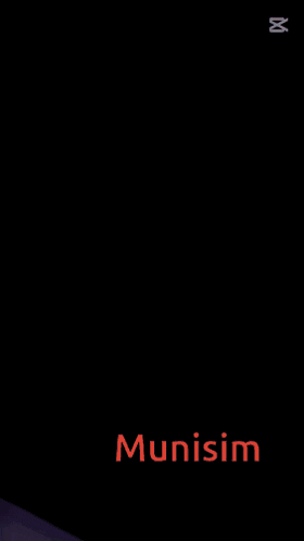 a black background with the word munisim in red