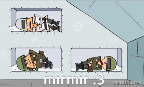 a cartoon drawing of a room with the number 3 on it