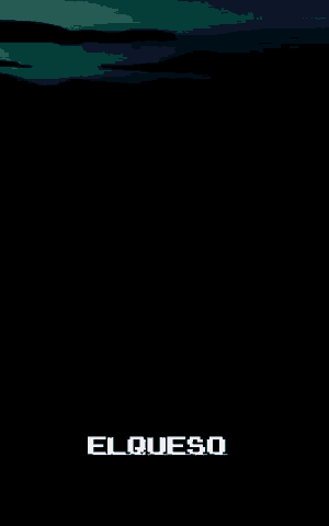 a black background with green text that says elqueso-elgu