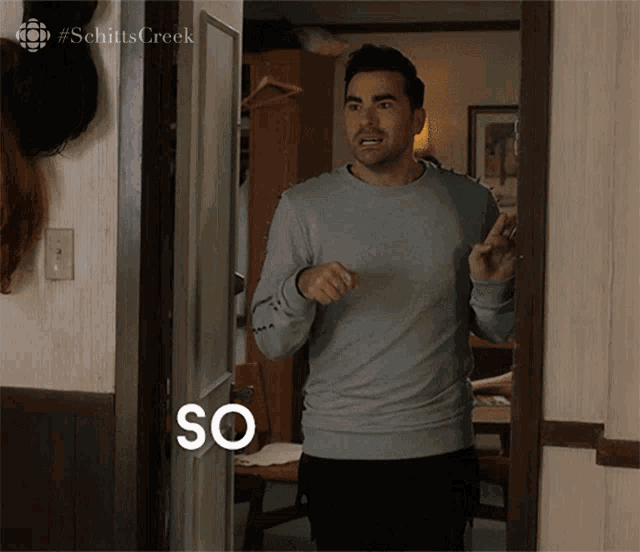 So I Have Some News Dan Levy GIF - So I Have Some News Dan Levy David GIFs