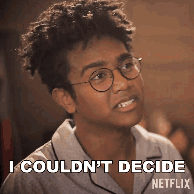I Couldnt Decide A Week Away GIF - I Couldnt Decide A Week Away I Cant Make The Decision GIFs