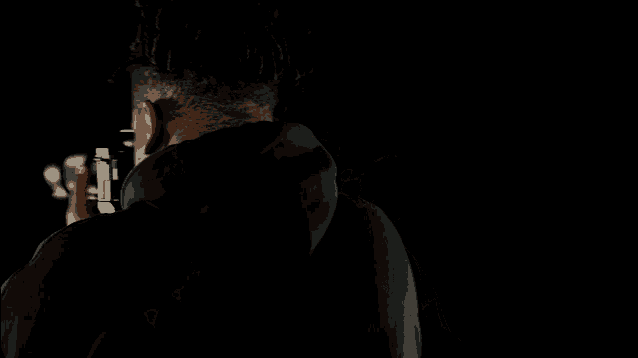 a man wearing a black hoodie that says fure ersing