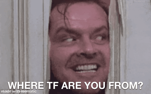 Shining Where Are You From GIF - Shining Where Are You From Here'S Johnny GIFs