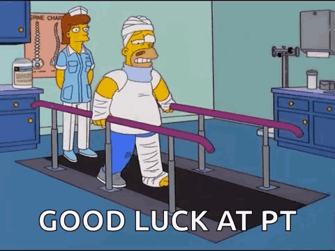 Physical Therapy Homer GIF - Physical Therapy Homer The Simpsons GIFs