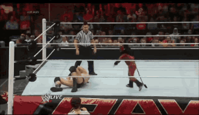 a wrestling match is being shown live on wwe.com