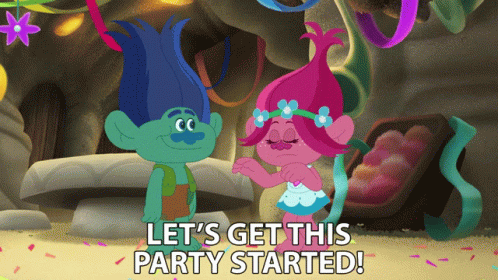 Lets Get This Party Started Branch GIF - Lets Get This Party Started Branch Skylar Astin GIFs
