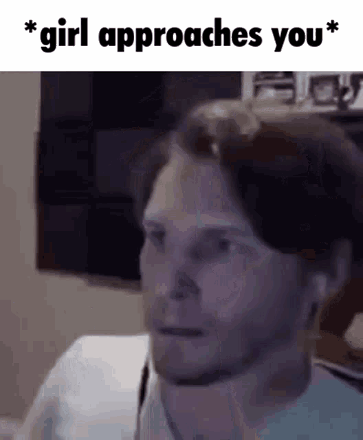 Jerma Girl Approaches GIF - Jerma Girl Approaches Scared GIFs