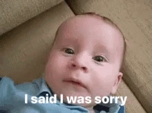 I Said I Was Sorry Cry Baby GIF - I Said I Was Sorry Cry Baby Crying GIFs