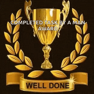 Congrats Gold Trophy GIF