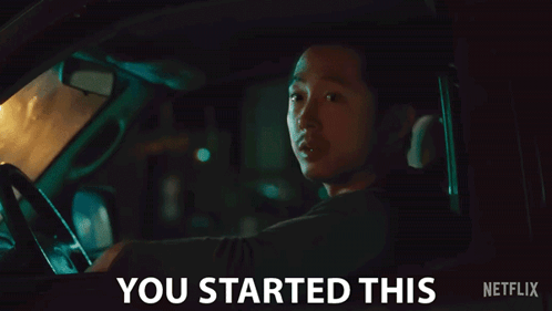 You Started This Danny Cho GIF - You Started This Danny Cho Steven Yeun GIFs