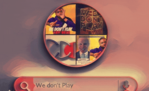 a poster that says we do n't play